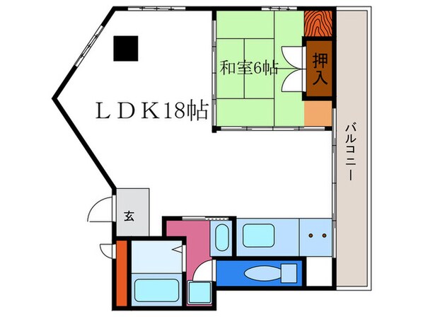 フェアモントビルの物件間取画像